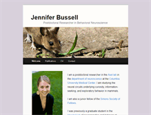Tablet Screenshot of jenniferbussell.org